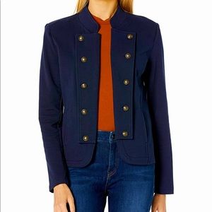 Tommy Hilfiger Women’s Navy Blue Cropped Blazer